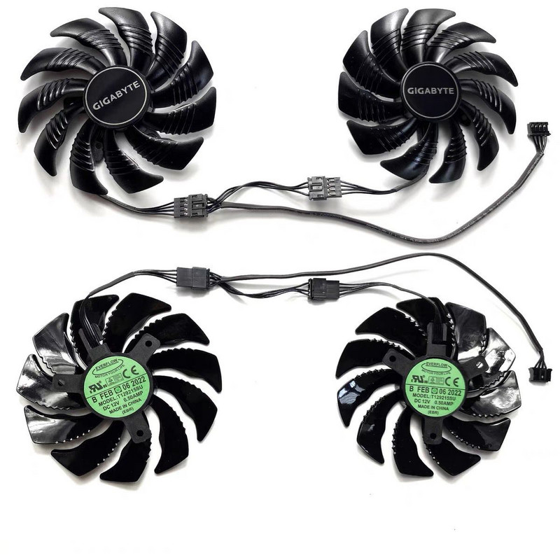 PLD09210S12HH T129215SU 87MM 4PIN DC 12V 1660TI GPU Cooler pentru Gigabyte RTX2060 GTX1660TI 1660S 1650 Ventilator de răcire a plăcii grafice