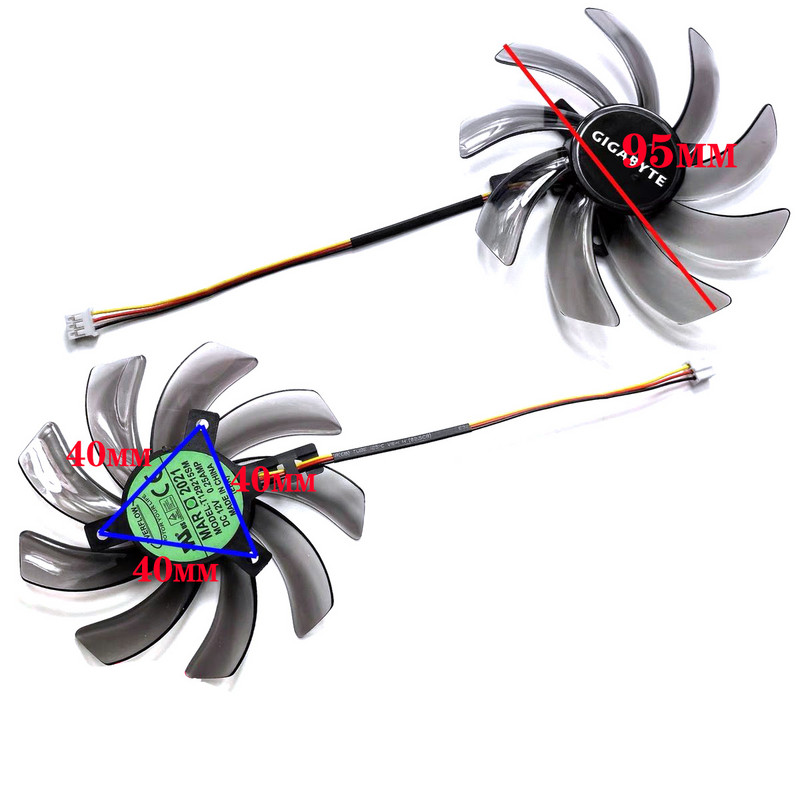 Badu Bg 95mm Dc 12v 0 25a 3 Pin T129215sm Pld10010s12h Gtx 750 750ti Gpu Cooler за Gigabyte Gtx Badu Bg 95mm Dc 12v 0 25a 3 Pin T129215sm Pld10010s12h Gtx 750 750ti Gpu Cooler за Gigabyte Gtx