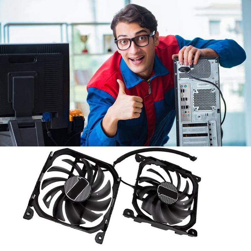 Cf-12915s 4-pin Header κάρτα γραφικών ανεμιστήρας ψύξης για κάρτα γραφικών INNO3D GeForce GTX 1070 1080 Ti Twin X2