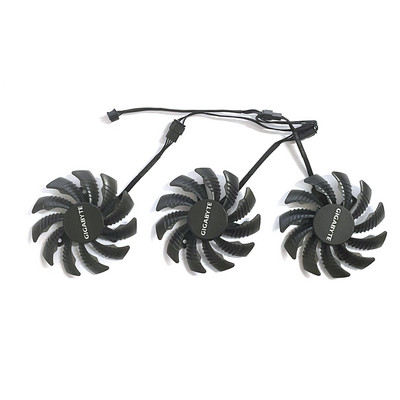 PLD08010S12HH T128010SU 78 mm 4pin DC 12V 0,35A pre Gigabyte Geforce RTX 3060 3070 Gaming RTX 3060Ti 3070Ti Eagle ventilátor chladiča