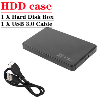 Carcasă HDD SSD de 2,5 inci, cutie de hard disk USB 3.0 la SATA, carcasă de disc SD de 5 Gbps, carcasă de hard disk externă HDD pentru computer desktop notebook