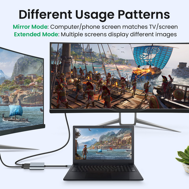 C tipo su dvigubu HDMI suderinamas USB 3.0 PD keitiklis 4 viename USB C doko stoties šakotuvas 4K adapterio laidas, skirtas telefonui Macbook nešiojamasis televizorius