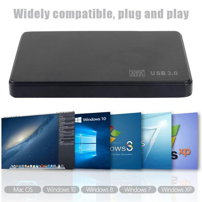 2,5-palcový HDD SSD puzdro USB 3.0 na SATA pevný disk 5 Gbps SD disk puzdro HDD externý pevný disk pre notebook stolný počítač