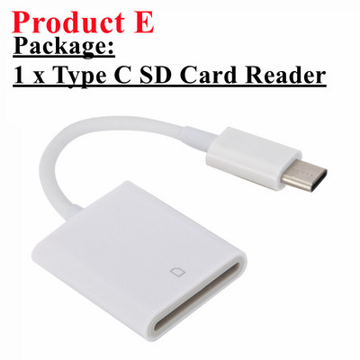USB 2.0 kaardilugeja USB-C Type-C OTG Micro SD kaardilugeja adapter 3 in 1 USB 3.0 TF/Mirco SD nutikas mälukaardilugeja telefoni jaoks