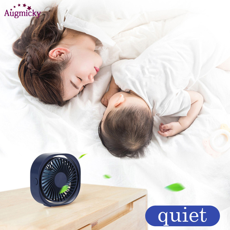 2019 Νέος 360° USB Fan Cooler Cooling Mini Fan Φορητός 3τάχυτος ψύκτης Super Mute για Office Cool Fans Φορητός υπολογιστής αυτοκινήτου στο σπίτι