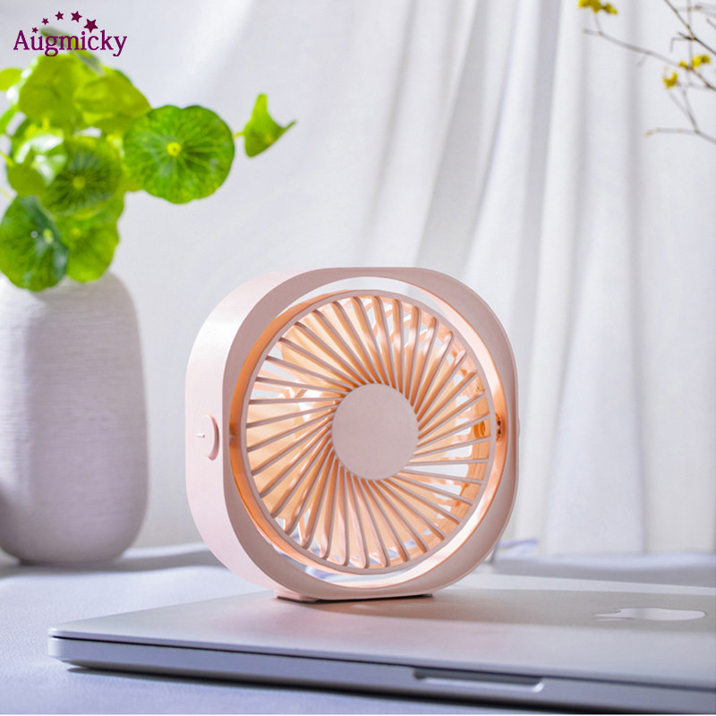 2019 Νέος 360° USB Fan Cooler Cooling Mini Fan Φορητός 3τάχυτος ψύκτης Super Mute για Office Cool Fans Φορητός υπολογιστής αυτοκινήτου στο σπίτι
