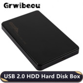 USB 2.0 kietojo disko dėžutės korpusas 2,5 colio SATA HDD SSD mobilusis išorinis dėklas 480Mbps/s perdavimo greitis nešiojamam staliniam kompiuteriui