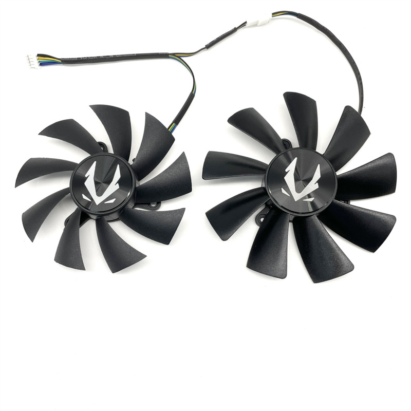 Új 87MM GA92S2H DC12V 0.35A 100MM GAA8S2U 0.45A 4Pin ZOTAC GAMING GeForce RTX2070 RTX 2070 OC Mini videokártya hűtőventilátor