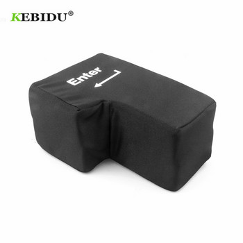 kebidu Голям USB Enter Key Антистресов бутон Декомпресия Компютър Всеки отдушник Възглавници Бутон Настолна възглавница за програмист