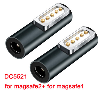 60W Τύπος C/DC5521 Μαγνητικός προσαρμογέας USB PD για Apple Magsafe1/Magssafe2 MacBook Air/Pro USB C Μετατροπέας βύσματος γρήγορης φόρτισης