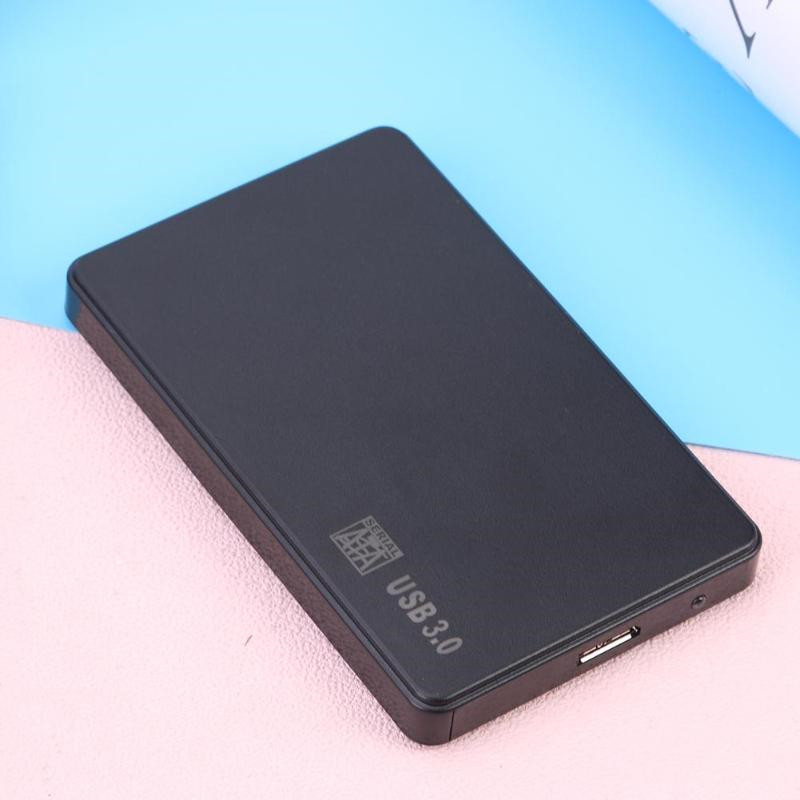 2,5 hüvelykes HDD SSD tok USB 3.0 - SATA merevlemez doboz 5 Gbps dobozos merevlemez-ház notebook asztali számítógéphez USB 3.0 kábellel