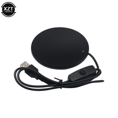 Mini kaasaskantav USB-tassisoojendaja kohvikruusi soojendusalus Nutikas termostaadiga kuumutusplaat piima tee vee soojenduspadja soojendus