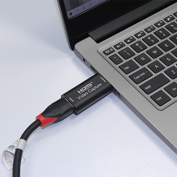 4K 1080P HDMI συμβατό σε USB 2.0 Κουτί εγγραφής καρτών παιχνιδιών λήψης βίντεο για υπολογιστή Youtube OBS κ.λπ. Ζωντανή μετάδοση ροής