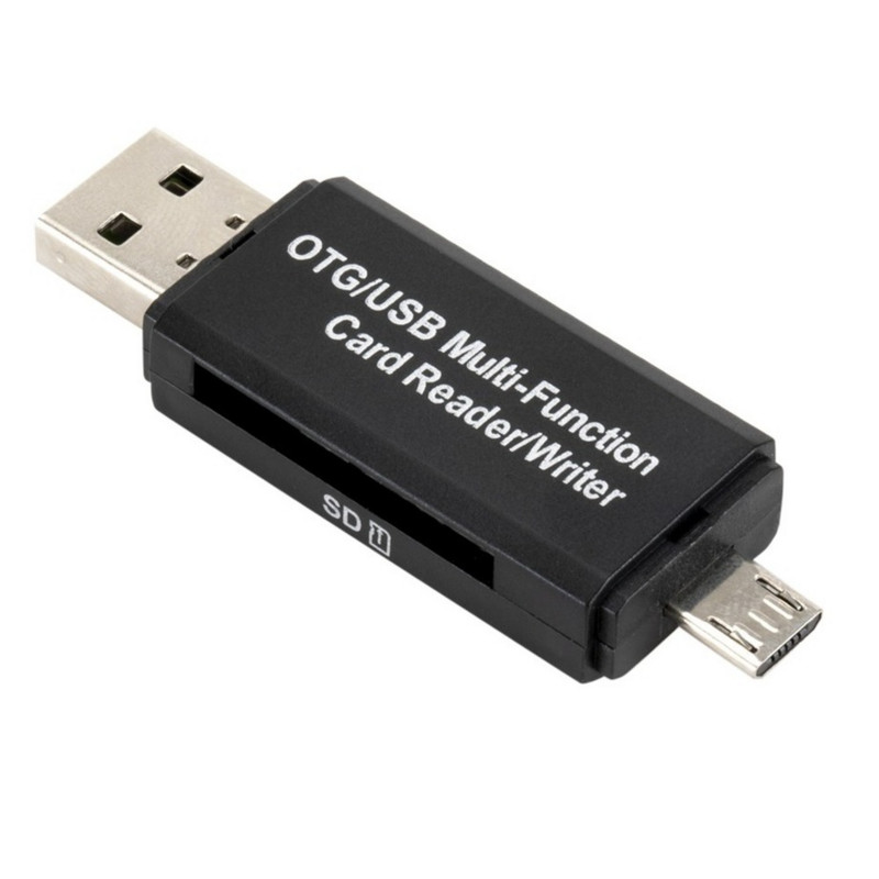 YIGETOHDE OTG Micro SD kártyaolvasó USB 2.0 kártyaolvasó 2.0 USB Micro SD adapterhez Flash meghajtó Intelligens memóriakártya olvasó