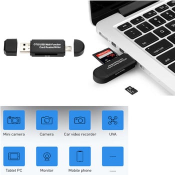 OTG Micro SD Card Reader USB 2.0 Card Reader 2.0 For USB Micro SD Adapter Flash Drive Smart Memory Reader Card Card