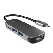 4 u 1 Type C Hub USB C na HDMI 4K Multiport adapter za MacBook/Chromebook Pixel/Dell XPS13/Samsung Galaxy s8/s8 Plus