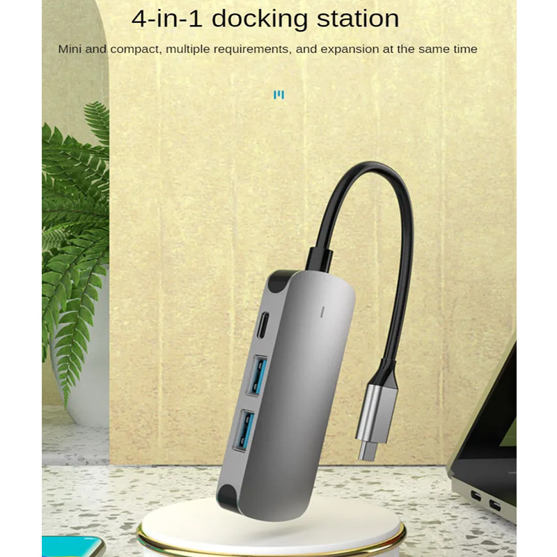 4 u 1 Type C Hub USB C na HDMI 4K Multiport adapter za MacBook/Chromebook Pixel/Dell XPS13/Samsung Galaxy s8/s8 Plus