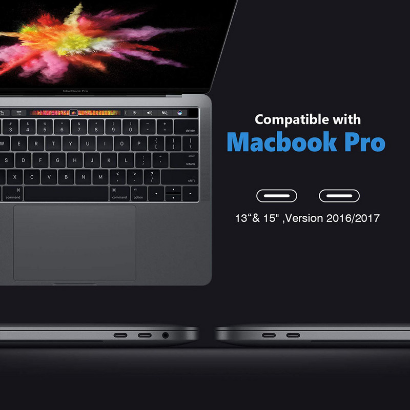 6 in 1 USB C raktas USB C doko stoties C tipo adapteris USB C šakotuvas PD100W, skirtas MacBook Air M1 2022-2018 ir MacBook Pro M1 2022-2016