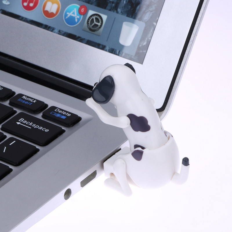 Hordozható mini aranyos USB 2.0 Flash Disk Spot Dog Rascal USB játék Nyomáscsökkentés az irodai dolgozók számára Rajzfilm kutya USB flash meghajtó