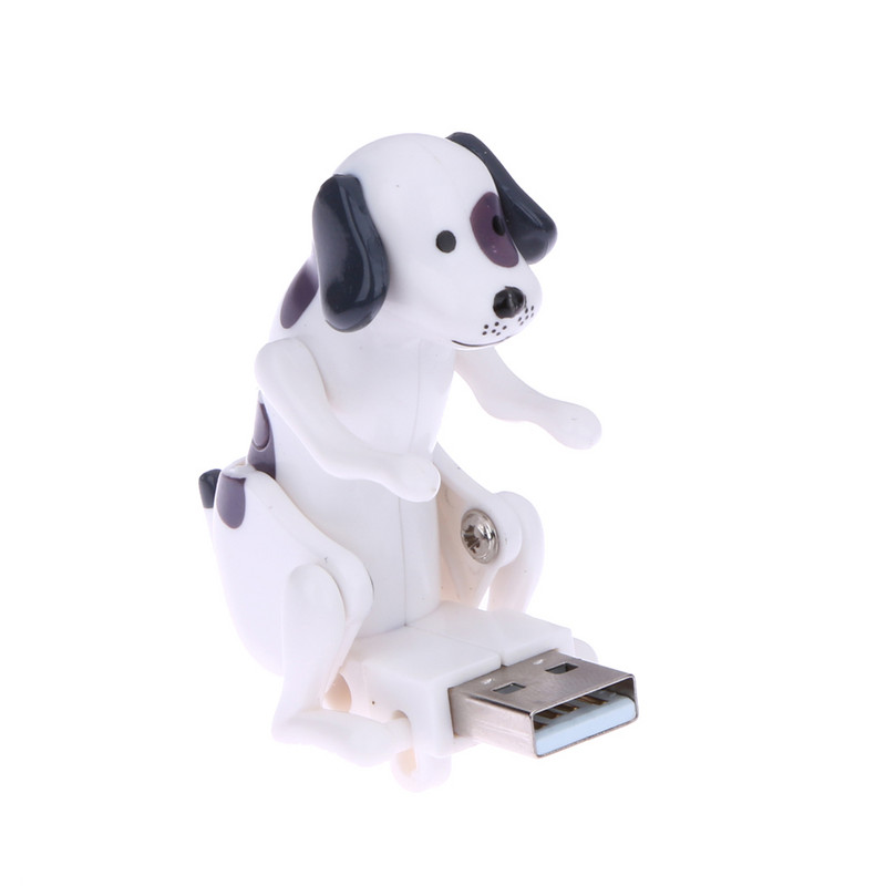 Hordozható mini aranyos USB 2.0 Flash Disk Spot Dog Rascal USB játék Nyomáscsökkentés az irodai dolgozók számára Rajzfilm kutya USB flash meghajtó