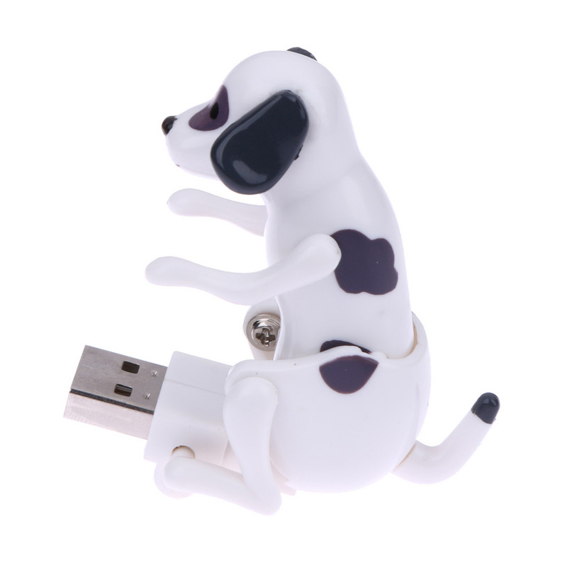 Hordozható mini aranyos USB 2.0 Flash Disk Spot Dog Rascal USB játék Nyomáscsökkentés az irodai dolgozók számára Rajzfilm kutya USB flash meghajtó