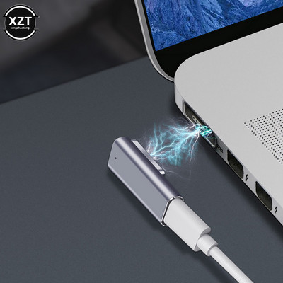 Prijenosni LED adapter od aluminijske legure PD brzog punjenja Type-c u Magsafe2 adapter za Macbook Air/pro prijenosno računalo, pametni telefon Novo