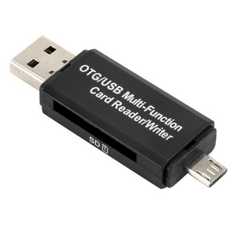 PzzPss OTG Micro SD четец на карти USB 2.0 четец на карти 2.0 за USB Micro SD адаптер Flash Drive Смарт четец на карти памет