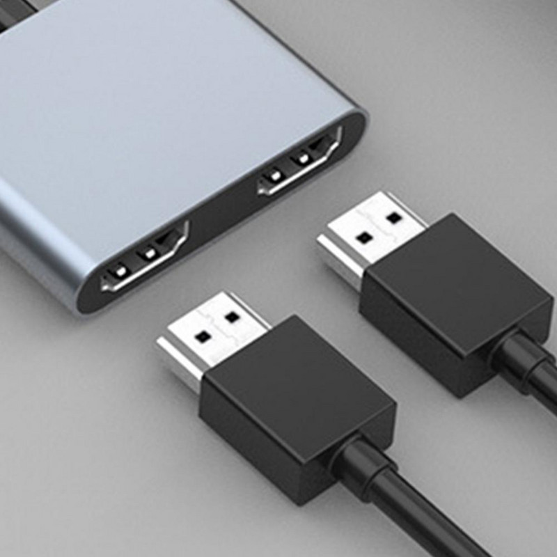 C tipo prijungimo stoties didelės spartos adapteris su HDMI suderinamas PD keitiklis, skirtas telefonui USB 3.0