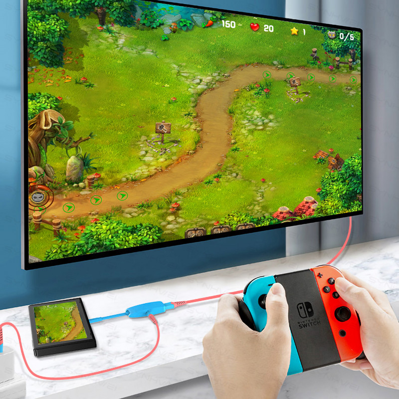 Διανομέας USB C 3 σε 1 σε Τηλεόραση 4K HDMI PD Σταθμός σύνδεσης USB τύπου C γρήγορης φόρτισης για φορητό υπολογιστή Nintendo Switch Tablet Dex USBC Dock