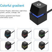 Lumini LED colorate portabile de 2 m Comutator de birou pentru computer Placă de bază pentru PC Buton de pornire/oprire pornire extern Cablu de prelungire