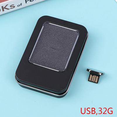 Hot 1PC Mini Short Car U Disk Pendrive USB2.0 Type-C Short UDP Udisk Chip Flash Drive Memory Stick Integruota muzika 16 32GB