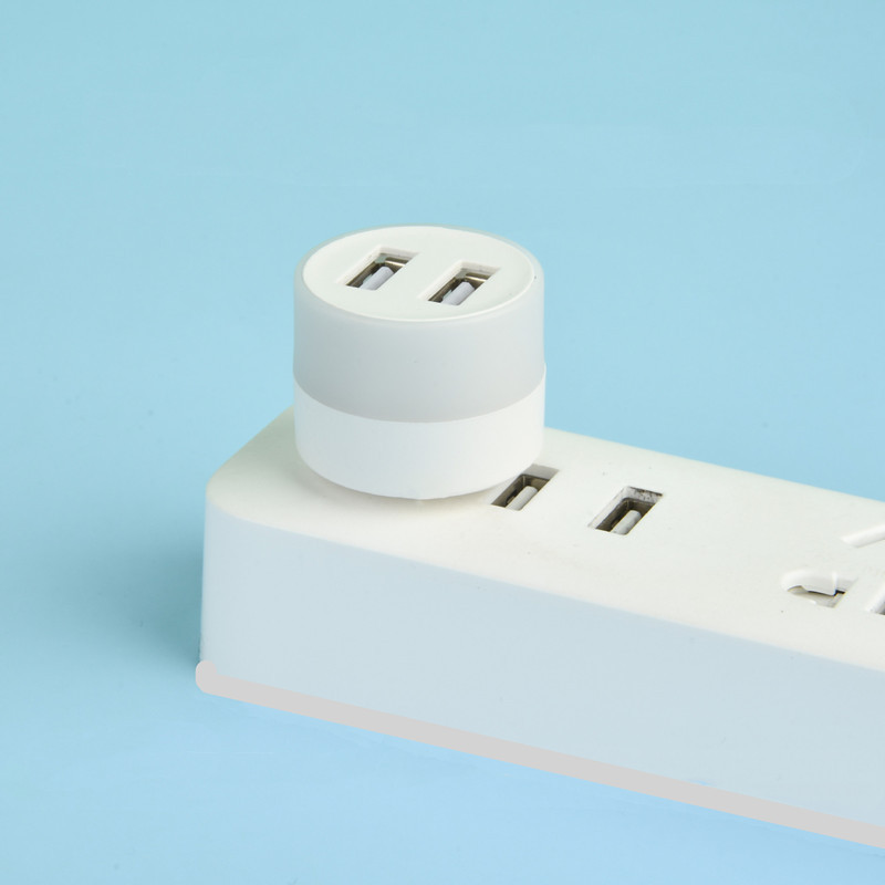 Mini lumină USB Plug and Play USB Gadgets Hub 2 porturi Cadou, lămpi de cărți mici LED cu protecție pentru ochi Iluminare birou de lectură pentru computer