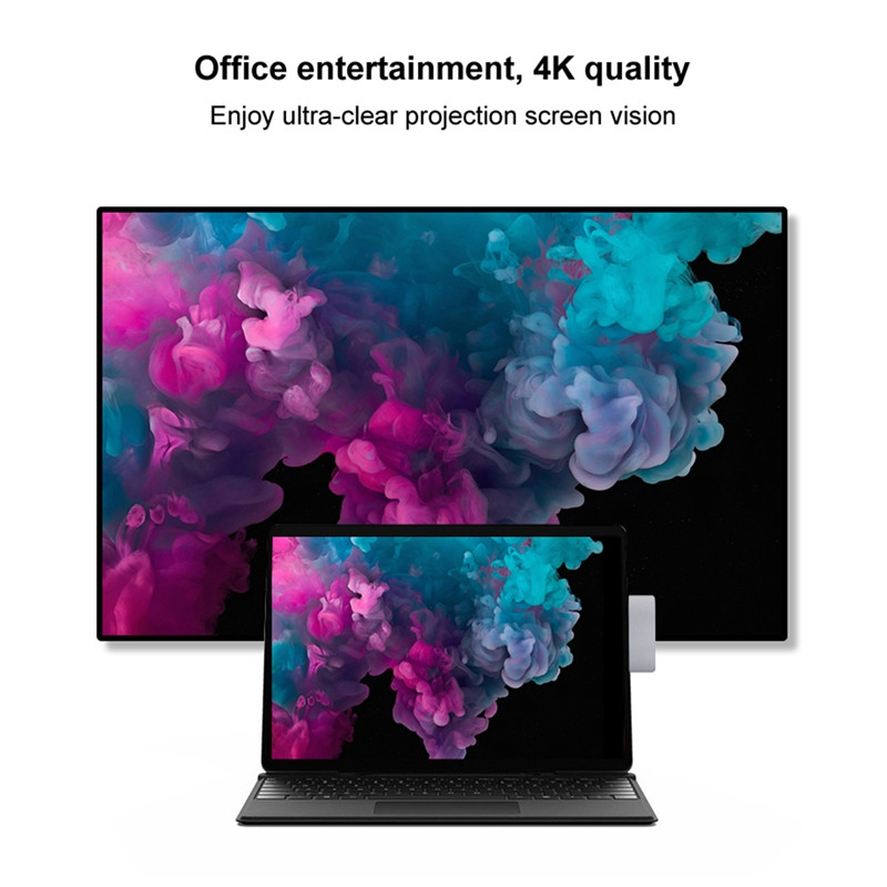 Για Surface Pro 8 USB C Hub, 4K HDMI-συμβατός προσαρμογέας+2 USB 3.0 Reader SD/TF Card Reader Adapter For Surface Pro 8