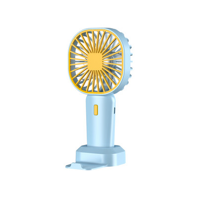 Mini ventilator portabil de buzunar, aer rece, de mână, pentru călătorii, pentru studenți, birou, ventilatoare de răcire reîncărcabile prin USB, silențioase, cu suport pentru telefon