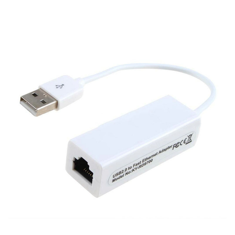 USB 2.0 - RJ45 hálózati kártya gyors Ethernet adapter 10/100 Mbps Micro USB - RJ45 Ethernet LAN adapter Macbook laptophoz Windows