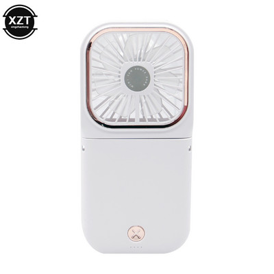 Rippuvad kaelaventilaatorid Mini kaasaskantav kaelarihma jahuti USB laetav toitepank käeshoitav elektriline õhkjahutus kokkupandav ventilaatori ventilaator