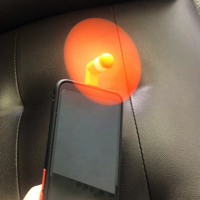 Hordozható, flexibilis mini USB ventilátorhűtő USB Type C Aranyos cserélhető USB-modul alacsony fogyasztású mobiltelefonhoz Powerbank PC laptop