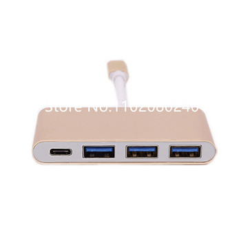 Τύπος C USB C HUB Προσαρμογέας πολλαπλών διαχωριστή 4 θυρών OTG για αξεσουάρ Lenovo HUAWEI Xiaomi Macbook Pro 15 Air Pro