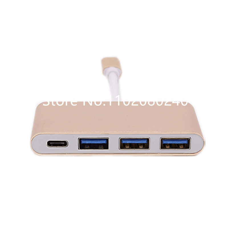 C típusú USB C HUB nagy sebességű 4 portos többosztó adapter OTG Lenovo HUAWEI Xiaomi Macbook Pro 15 Air Pro tartozékokhoz
