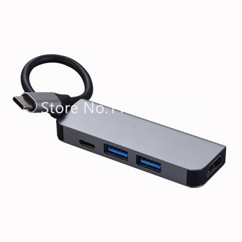 Type C към USB-C 3.0 2.0 4K HDMI-съвместим адаптер Hub Dock за MacBook For Sam sung S20 Dex Xiaomi 10 PS5 OPPO Find X3 HDTV