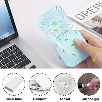 Φορητός ανεμιστήρας USB Mini Air Cooler Summer Fashion 3 Λειτουργία ανεμιστήρας Επαναφορτιζόμενος ανεμιστήρας γραφείου Εξωτερικού κρεμαστός ανεμιστήρας λαιμού Χειρός ανεμιστήρας γραφείου