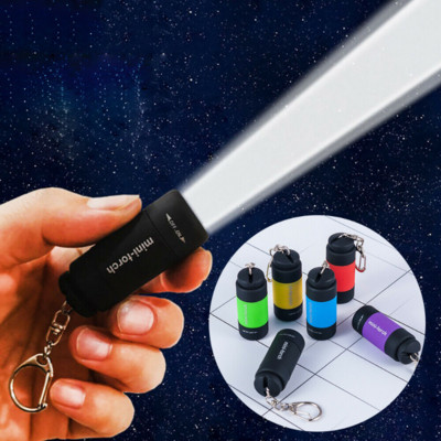 Μπρελόκ φόρτισης USB Φακός Μίνι τσέπης LED Περιστροφικός διακόπτης φωτιστικός φακός Αδιάβροχοι φακοί Κάμπινγκ εξωτερικού χώρου Φωτεινά φώτα