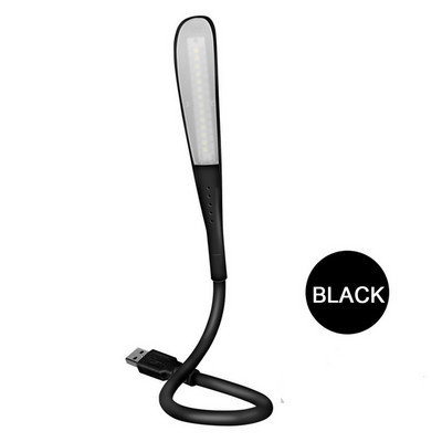 Érintőérzékelős lámpa USB LED könyv olvasólámpa hordozható asztali lámpa Ultra fényes, állítható éjszakai fények Power Bank PC laptophoz