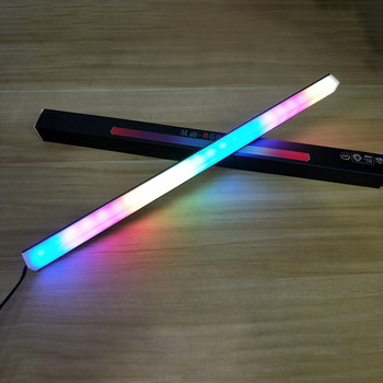5V алуминиева сплав Светеща LED светлинна лента Магнитно засмукване Магическа промяна на цвета LED Декоративна светлина Светлинна лента на кутията на компютъра