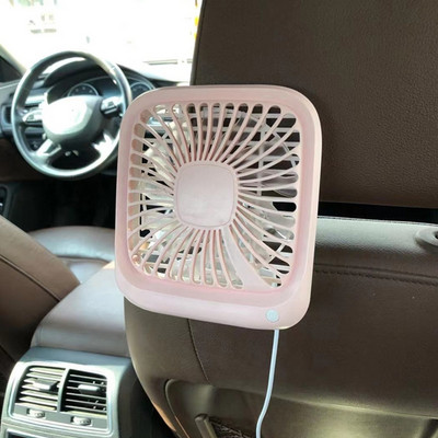 3-brzinski stolni ventilator Mini USB ventilator Tihi sklopivi ventilator Mali naslon automobila za SJEDALO Ventilator za kampiranje na otvorenom Planinarenje Penjanje.