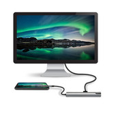 Többfunkciós 8 az 1-ben C típusú hub laptop számítógép perifériás dokkoló állomás USB adapter 65 W-os PD SD/TF kártyaolvasóval