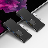 6 u 1 Docking Station Hub s čitačem TF kartica za Microsoft Surface Pro 4/5/6