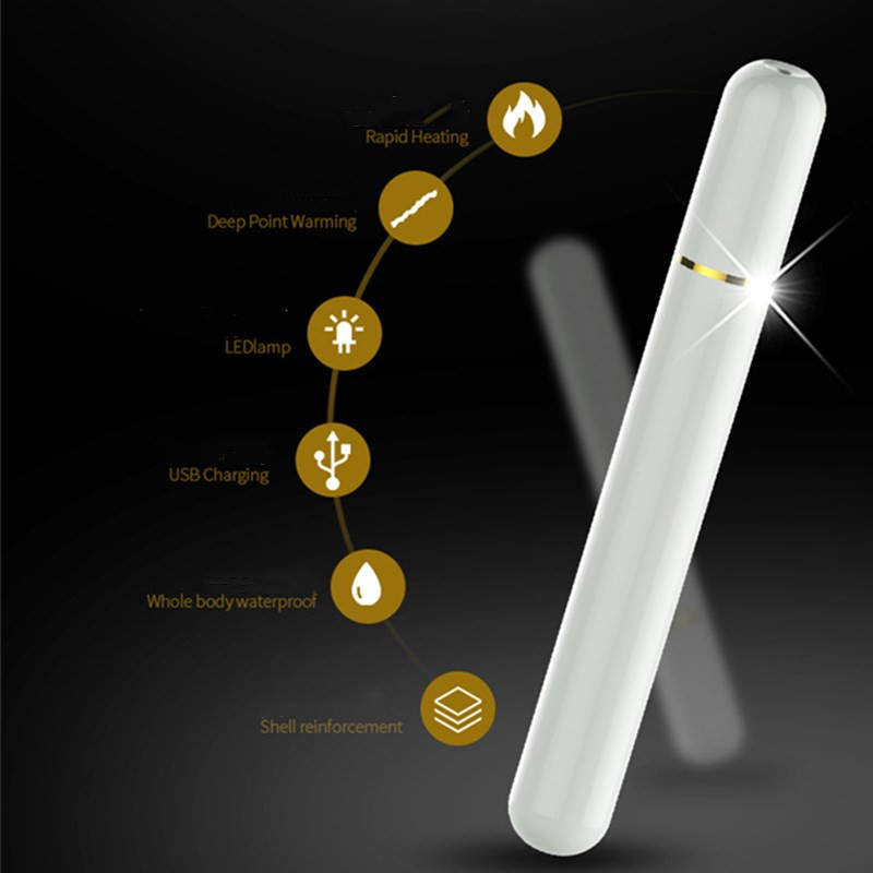 Meleg láz USB fűtőrudas melegítő szexi férfi játékokhoz Kézmelegítő 5V Teljesen vízálló jó partner