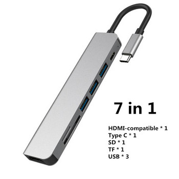 Τύπος C σε HDMI συμβατό USB C 3.0 2.0 Aux Adapter για iPad Pro Για MacBook Samsung S20 Dex Xiaomi 10 TV PS5 Monitor