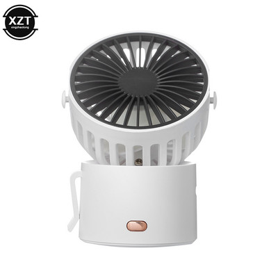 Kreatív akasztós nyakú hordozható mini ventilátor USB újratölthető csendes utazási kézi léghűtő ventilátor irodai otthoni szobai asztali ventilátorokhoz